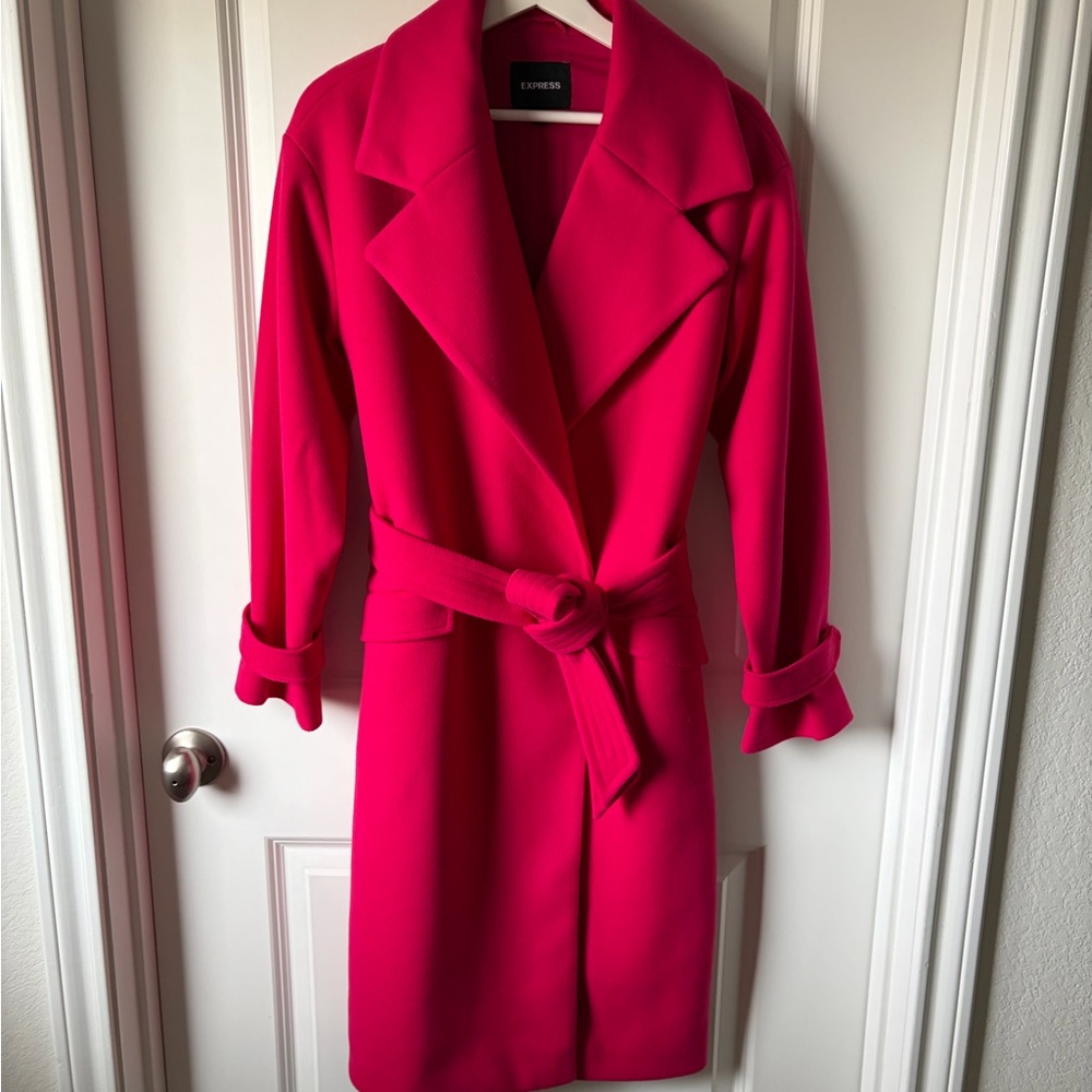Express Fuchsia Outerwear coat